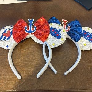 Disney Cruise sequin headbands- 2 available